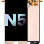 Çerçevesiz ekran Orijinal Ekranı Samsung Galaxy Note 5 (Service Pack) (Altın Platin)