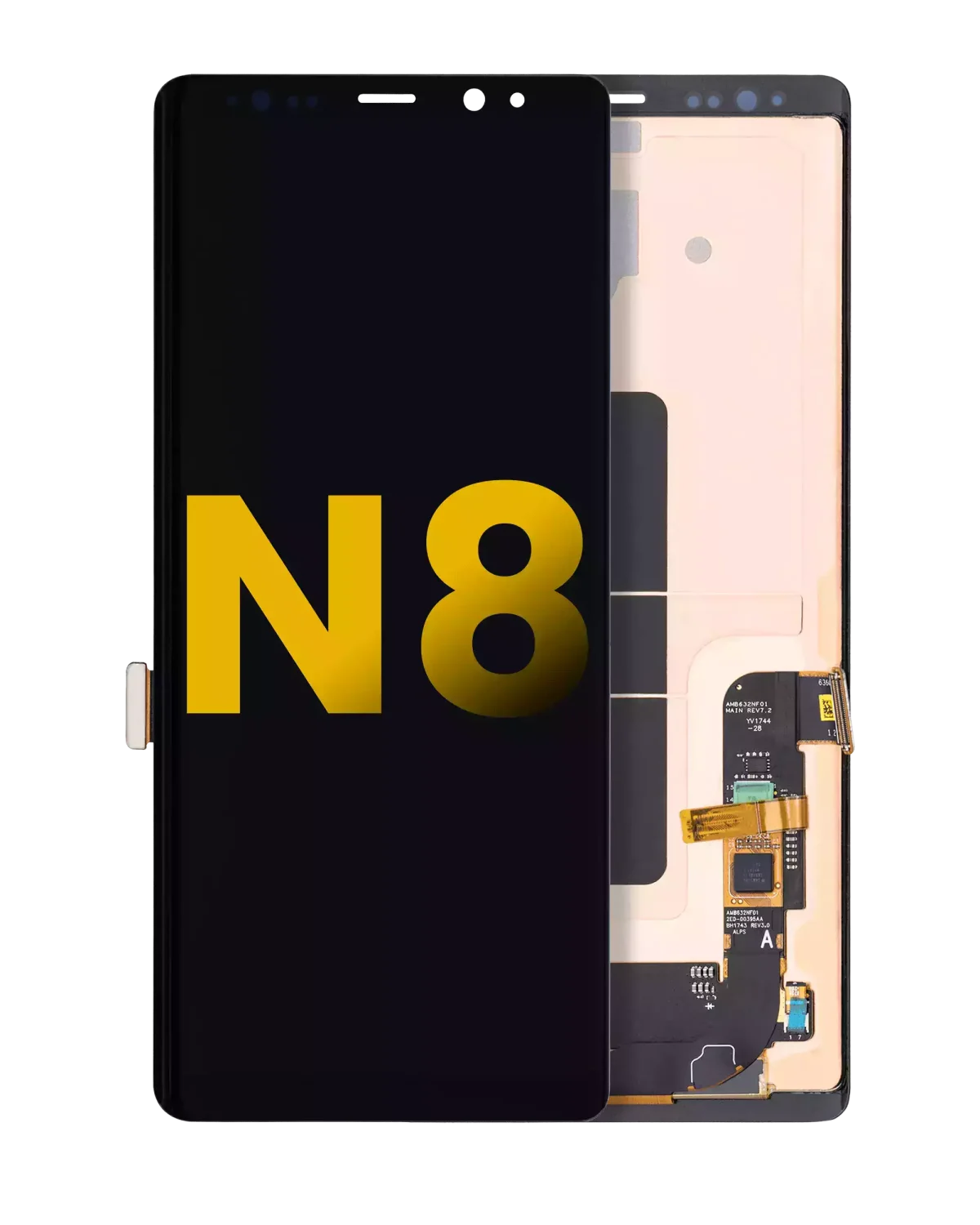 Çerçevesiz ekran Orijinal Ekranı Samsung Galaxy Note 8 Orijinal (Tüm Renkler) İle Uyumlu