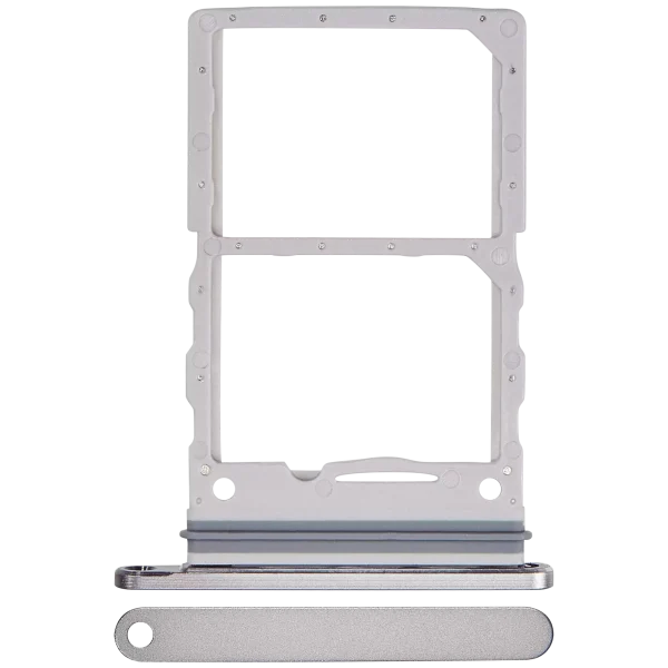 Çift Sim Kart Tepsisi Samsung Galaxy Z Flip 6 (F741) (Premium) (Gümüş Gölge)