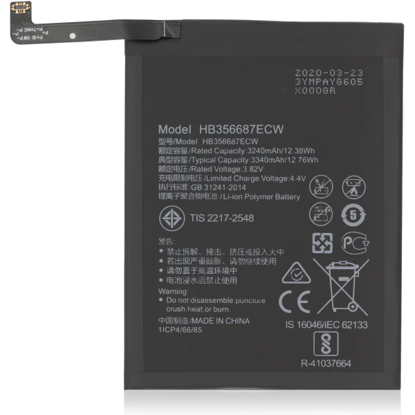 Huawei Mate 10 Lite İle Uyumlu Batarya Pil Orijinal (HB356687ECW)