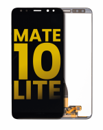 Huawei Mate 10 Lite İle Uyumlu Ekran Dokunmatik Çerçevesiz Amoled ekran %100 Orijinal (Siyah)