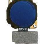 Huawei Mate 10 Lite İle Uyumlu Parmak İzi Okuyucu Esnek Kablolu (Mavi)