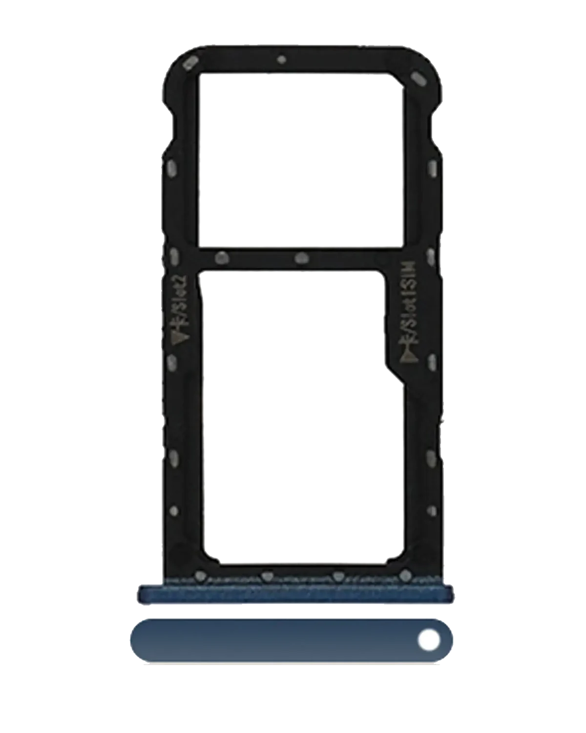 Huawei Mate 10 Lite İle Uyumlu Sim Kart Tepsisi Uyumlu (Mavi)