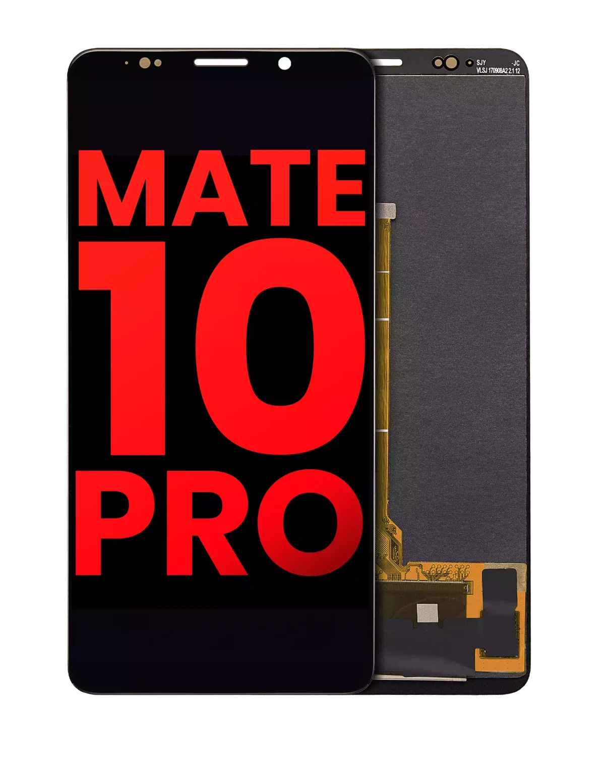 Huawei Mate 10 Pro İle Uyumlu Ekran Dokunmatik Çerçevesiz (A Plus) (Titanyum Grisi)
