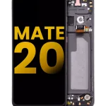 Huawei Mate 20 İle Uyumlu Ekran Dokunmatik Çerçeveli ekran %100 Orijinal (Alacakaranlık Siyahı)