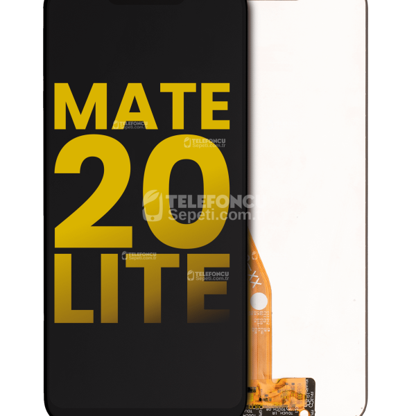 Huawei Mate 20 Lite İle Uyumlu Ekran Dokunmatik Çerçevesiz Amoled ekran %100 Orijinal (Siyah)
