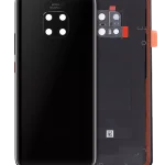 Huawei Mate 20 Pro İle Uyumlu (Siyah) Arka Kapak Camı