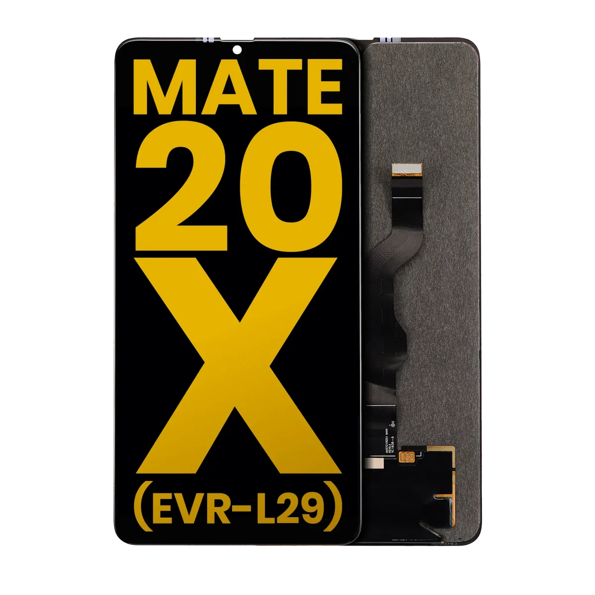 Huawei Mate 20 X 5G İle Uyumlu Ekran Dokunmatik Çerçevesiz Amoled ekran 5G (EVR-L29) %100 Orijinal (Siyah)