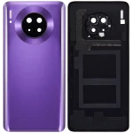 Huawei Mate 30 İle Uyumlu Arka Kapak Camı Kamera Lensli (Kozmik Mor) - Görsel 2