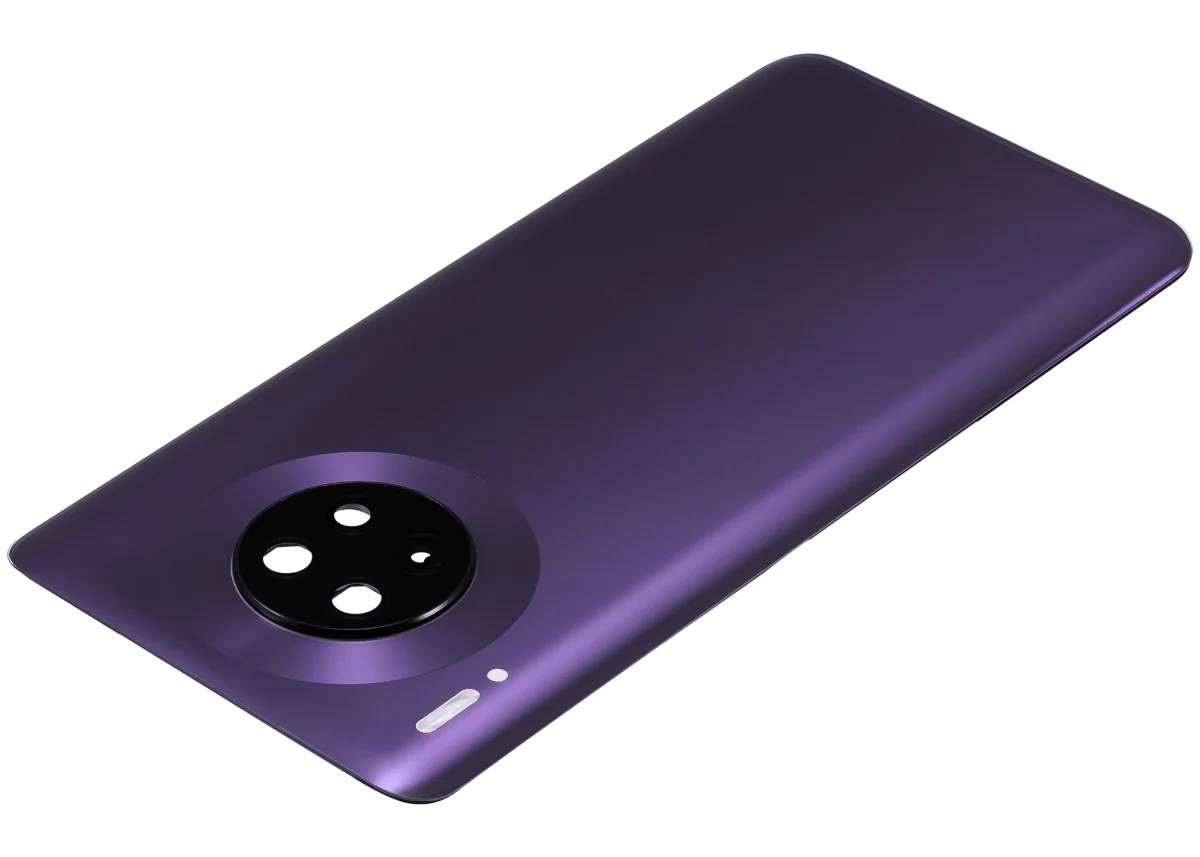 Huawei Mate 30 İle Uyumlu Arka Kapak Camı Kamera Lensli (Kozmik Mor) - Görsel 5