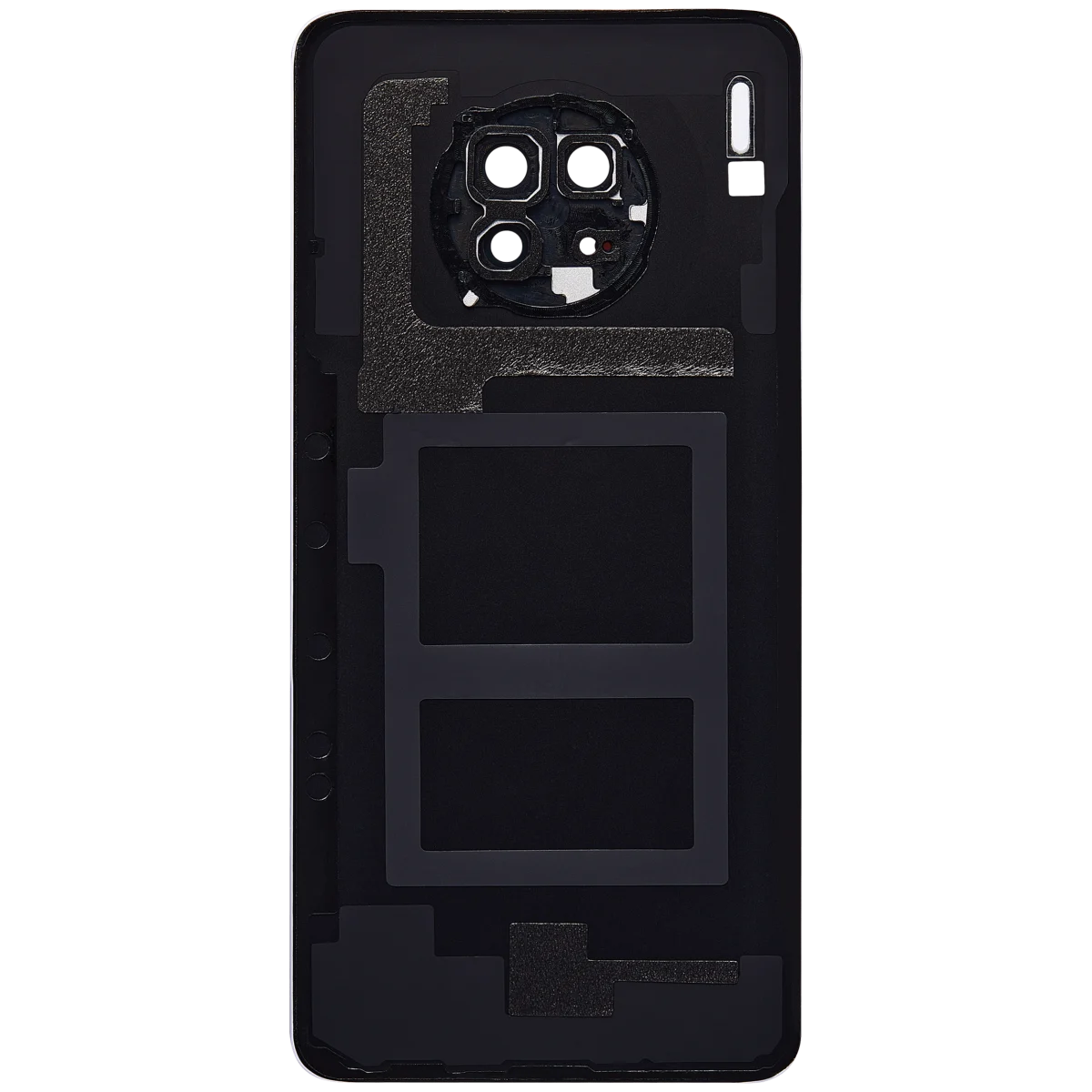 Huawei Mate 30 İle Uyumlu Arka Kapak Camı Kamera Lensli (Siyah) - Görsel 4