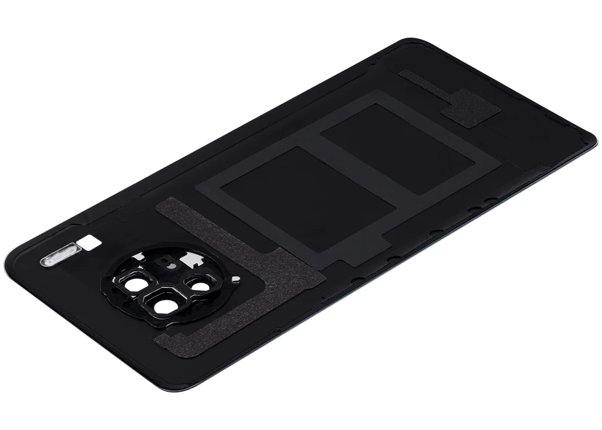 Huawei Mate 30 İle Uyumlu Arka Kapak Camı Kamera Lensli (Siyah) - Görsel 6
