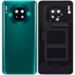 Huawei Mate 30 İle Uyumlu Arka Kapak Camı Kamera Lensli (Zümrüt Yeşili) - Görsel 2