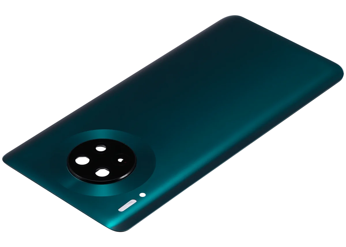 Huawei Mate 30 İle Uyumlu Arka Kapak Camı Kamera Lensli (Zümrüt Yeşili) - Görsel 5