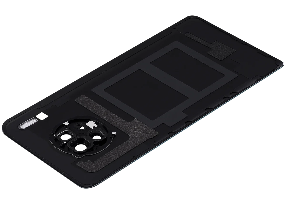 Huawei Mate 30 İle Uyumlu Arka Kapak Camı Kamera Lensli (Zümrüt Yeşili) - Görsel 6