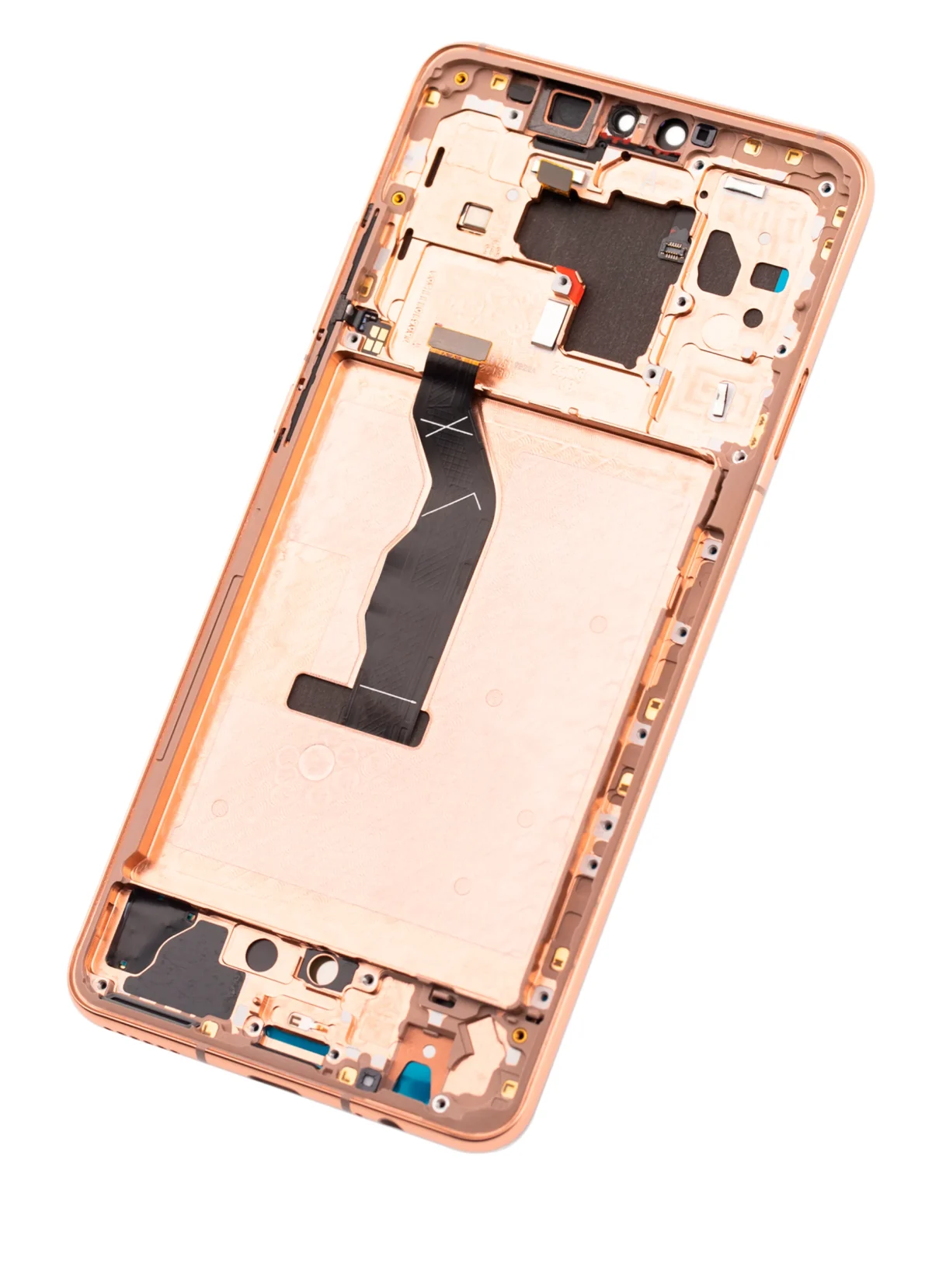 Huawei Mate 30 İle Uyumlu Ekran Dokunmatik %100 Orijinal (Turuncu) Çerçeveli ekran - Görsel 4