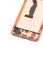 Huawei Mate 30 İle Uyumlu Ekran Dokunmatik %100 Orijinal (Turuncu) Çerçeveli ekran - Görsel 5
