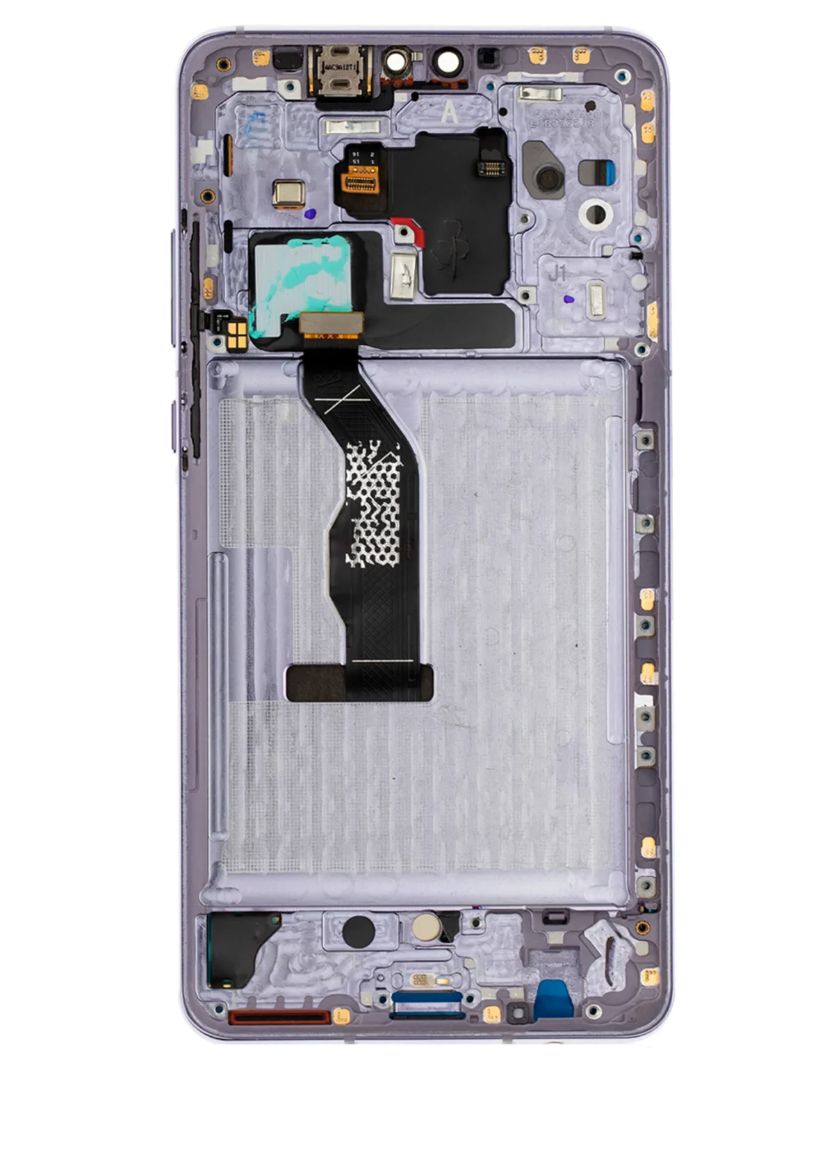Huawei Mate 30 İle Uyumlu Ekran Dokunmatik Çerçeveli ekran %100 Orijinal  (Gümüş) - Görsel 6