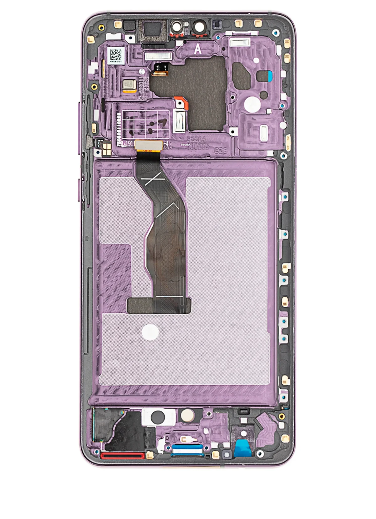 Huawei Mate 30 İle Uyumlu Ekran Dokunmatik Uyumlu %100 Orijinal Çerçeveli ekran  (Mor) - Görsel 7