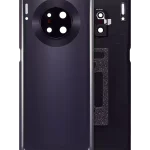 Huawei Mate 30 Pro İle Uyumlu Arka Kapak Camı Kamera Lensli (Siyah)
