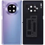 Huawei Mate 30 Pro İle Uyumlu Arka Kapak Camı Kamera Lensli (Uzay Gümüşü) - Görsel 2