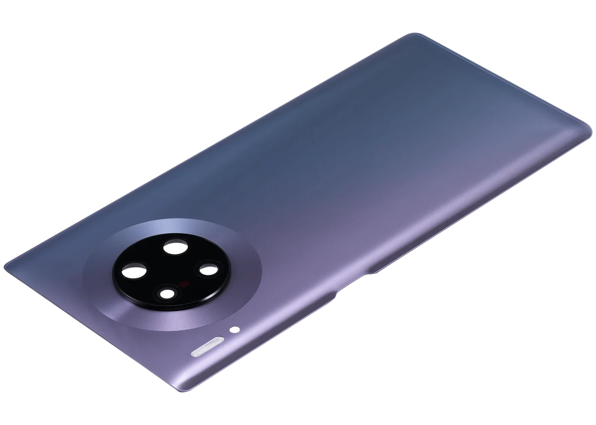 Huawei Mate 30 Pro İle Uyumlu Arka Kapak Camı Kamera Lensli (Uzay Gümüşü) - Görsel 5