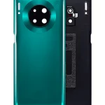 Huawei Mate 30 Pro İle Uyumlu Arka Kapak Camı Kamera Lensli (Zümrüt Yeşili)