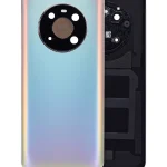 Huawei Mate 40 İle Uyumlu Arka Kapak Camı Kamera Lensli (Altın)