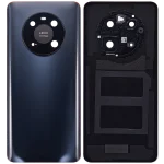 Huawei Mate 40 İle Uyumlu Arka Kapak Camı Kamera Lensli (Siyah) - Görsel 2
