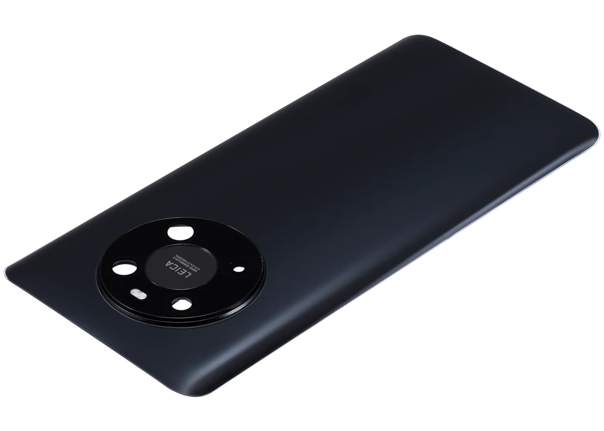 Huawei Mate 40 İle Uyumlu Arka Kapak Camı Kamera Lensli (Siyah) - Görsel 5