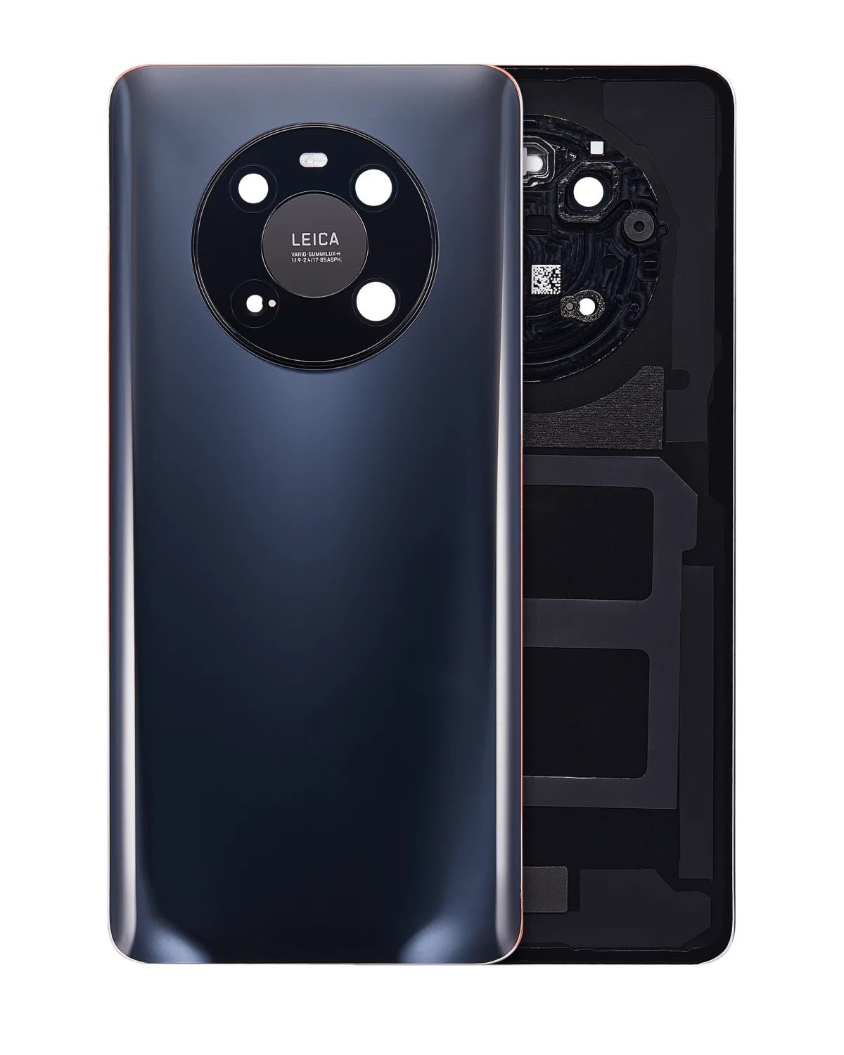 Huawei Mate 40 İle Uyumlu Arka Kapak Camı Kamera Lensli (Siyah) - Görsel 7