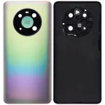Huawei Mate 40 İle Uyumlu Kamera Lensli Arka Kapak Cam İle Uyumlu ı (Gümüş) - Görsel 2
