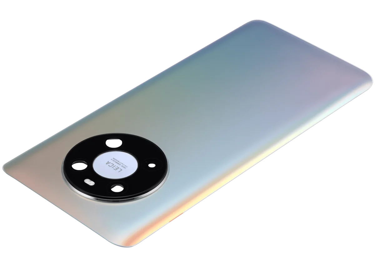 Huawei Mate 40 İle Uyumlu Kamera Lensli Arka Kapak Cam İle Uyumlu ı (Gümüş) - Görsel 5