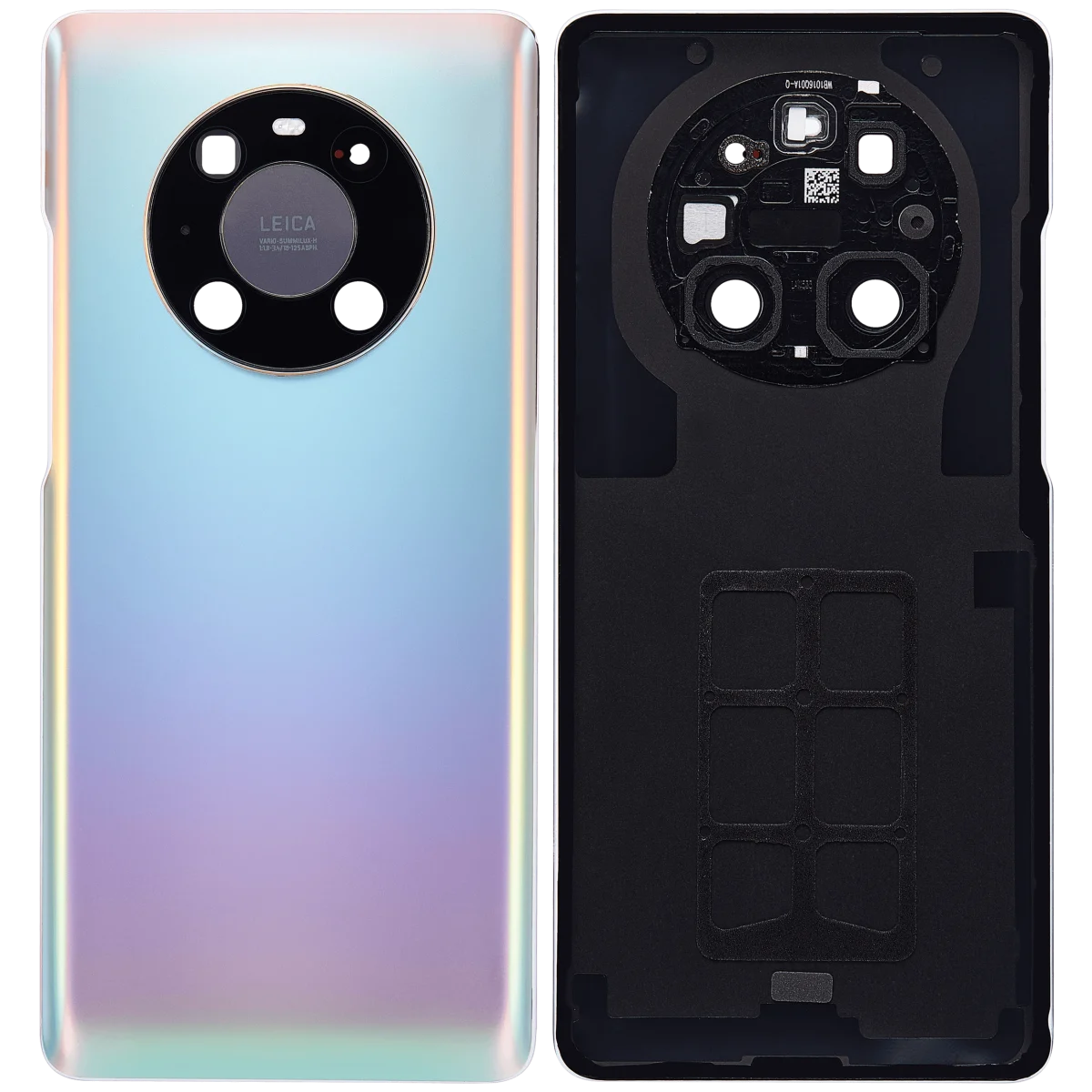 Huawei Mate 40 Pro İle Uyumlu Arka Kapak Camı Kamera Lensli (Mat Altın) - Görsel 2
