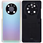 Huawei Mate 40 Pro İle Uyumlu Arka Kapak Camı Kamera Lensli (Mat Altın) - Görsel 2