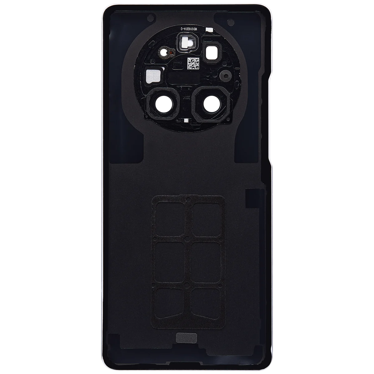 Huawei Mate 40 Pro İle Uyumlu Arka Kapak Camı Kamera Lensli (Mat Altın) - Görsel 4