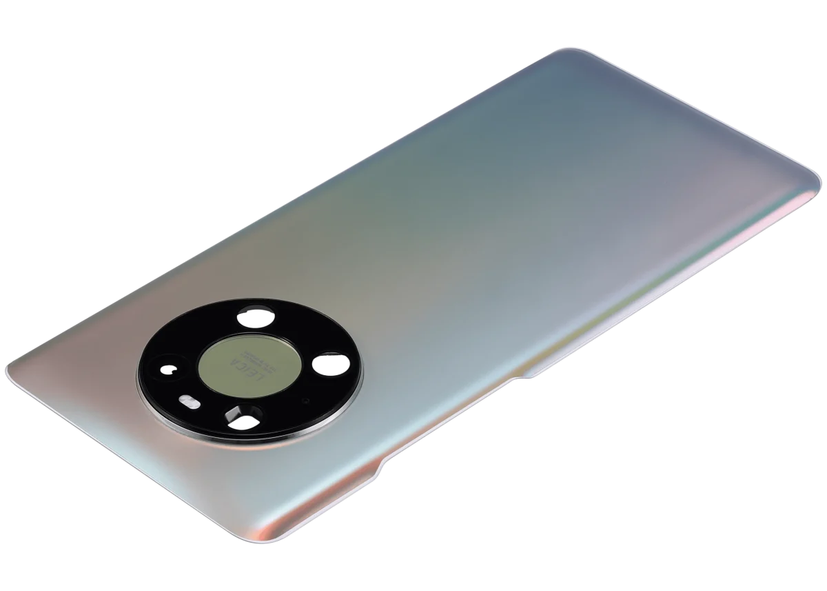 Huawei Mate 40 Pro İle Uyumlu Arka Kapak Camı Kamera Lensli (Mat Altın) - Görsel 5
