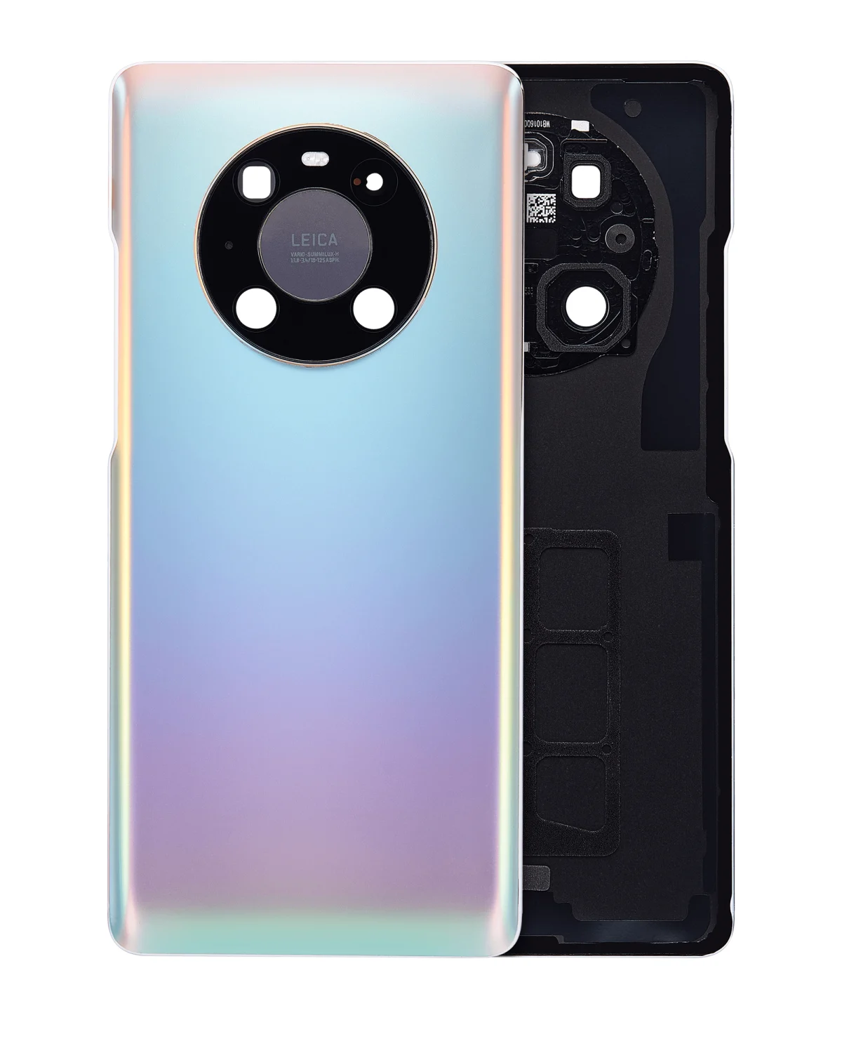Huawei Mate 40 Pro İle Uyumlu Arka Kapak Camı Kamera Lensli (Mat Altın) - Görsel 7