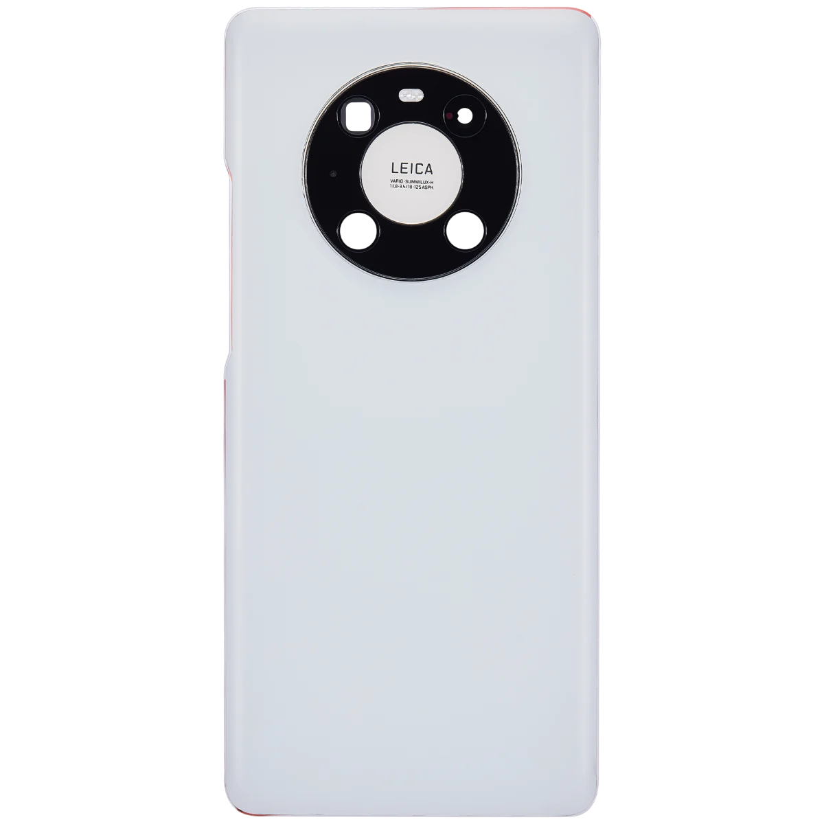 Huawei Mate 40 Pro İle Uyumlu Arka Kapak Camı Kamera Lensli (Mat Beyaz) - Görsel 3