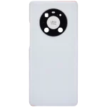 Huawei Mate 40 Pro İle Uyumlu Arka Kapak Camı Kamera Lensli (Mat Beyaz) - Görsel 3