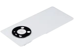 Huawei Mate 40 Pro İle Uyumlu Arka Kapak Camı Kamera Lensli (Mat Beyaz) - Görsel 5