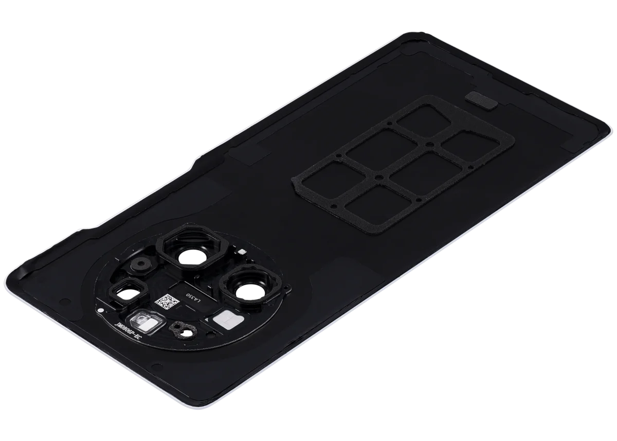 Huawei Mate 40 Pro İle Uyumlu Arka Kapak Camı Kamera Lensli (Mat Beyaz) - Görsel 6