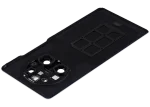 Huawei Mate 40 Pro İle Uyumlu Arka Kapak Camı Kamera Lensli (Mat Beyaz) - Görsel 6