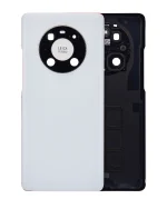 Huawei Mate 40 Pro İle Uyumlu Arka Kapak Camı Kamera Lensli (Mat Beyaz) - Görsel 7