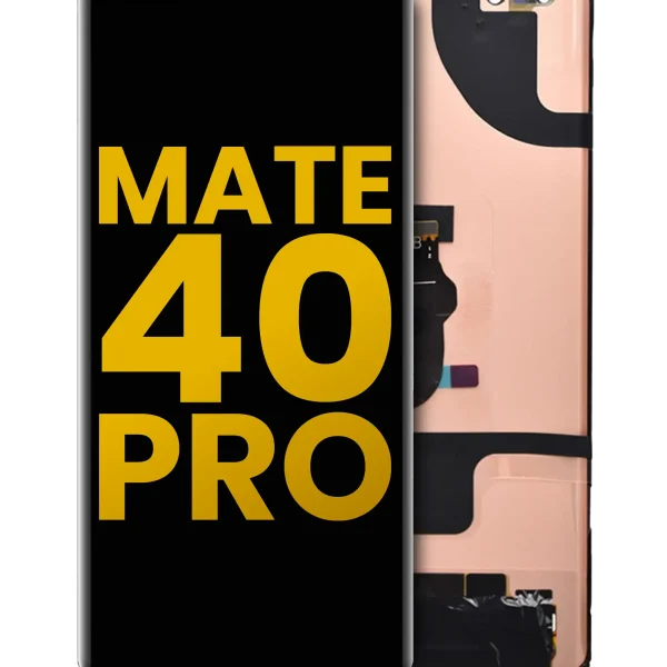 Huawei Mate 40 Pro İle Uyumlu Ekran Dokunmatik Çerçevesiz Amoled ekran %100 Orijinal (Tüm Renkler)