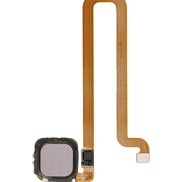 Huawei Mate 8 İle Uyumlu Parmak İzi Okuyucu Esnek Kablolu (Gri)