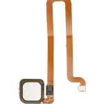 Huawei Mate 8 İle Uyumlu Parmak İzi Okuyucu Esnek Kablolu (Gümüş)