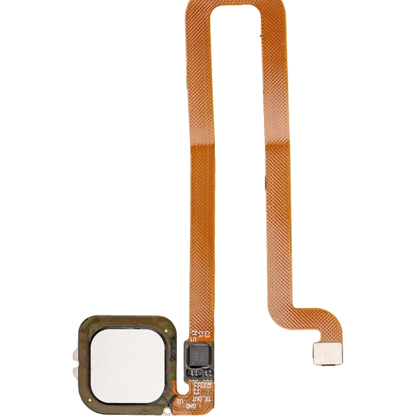 Huawei Mate 8 İle Uyumlu Parmak İzi Okuyucu Esnek Kablolu (Gümüş)