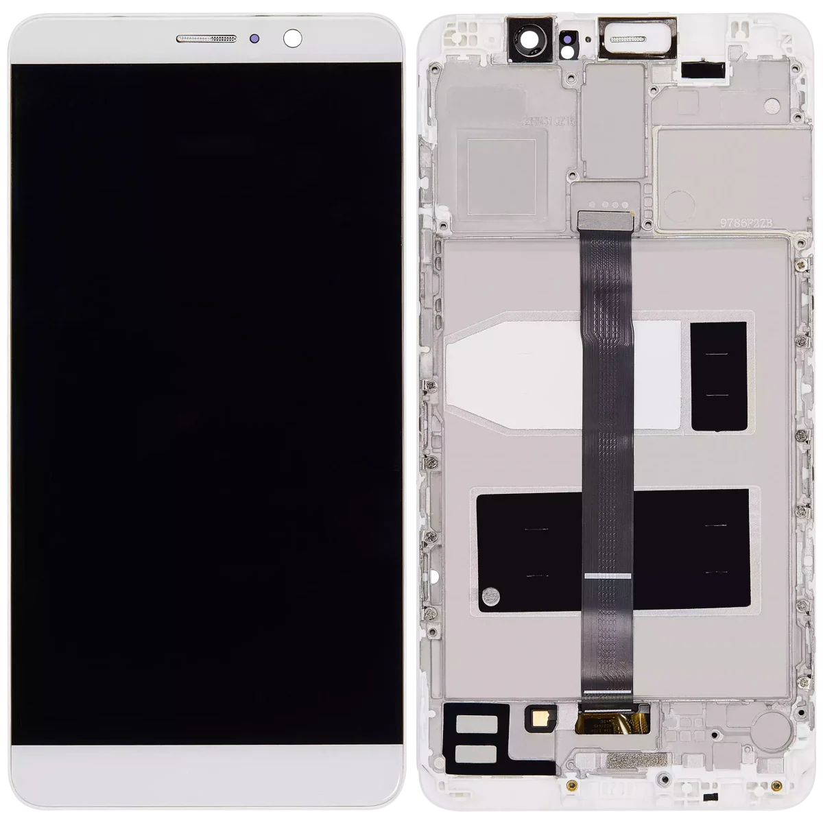 Huawei Mate 9 İle Uyumlu Ekran Dokunmatik Çerçeveli ekran %100 Orijinal  (Beyaz) - Görsel 2