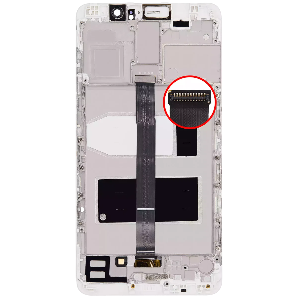Huawei Mate 9 İle Uyumlu Ekran Dokunmatik Çerçeveli ekran %100 Orijinal  (Beyaz) - Görsel 4